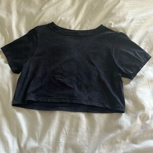 Women’s Cropped Black Forever 21 Top Size XS